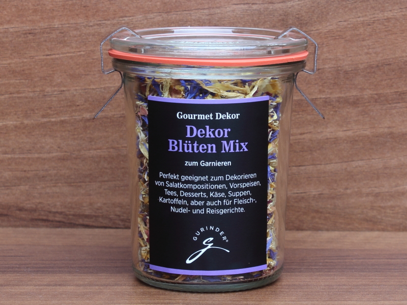 Dekor Blüten Mix