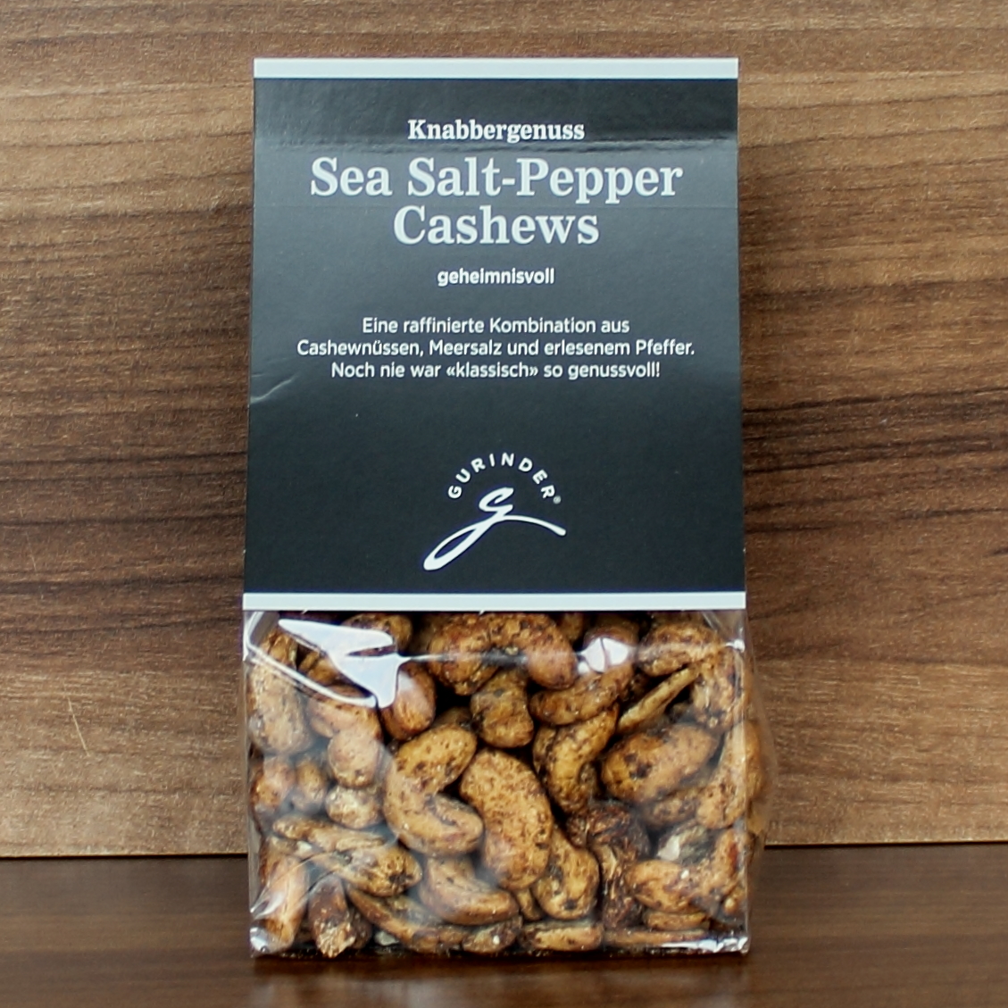 Sea Salt-Pepper Cashews