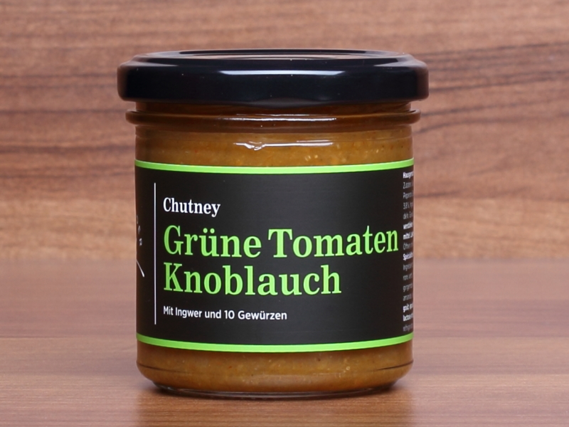 Grüne Tomaten Knoblauch 