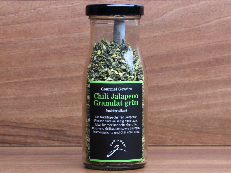 Chili Jalapeno Granulat grün