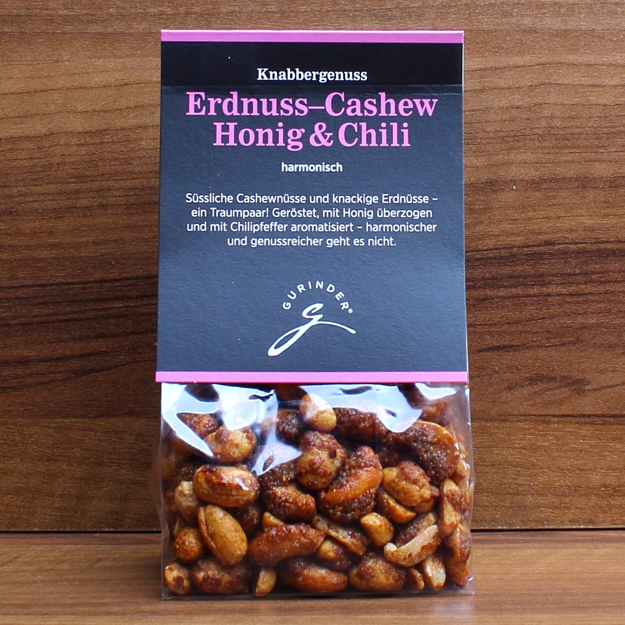 Erdnuss-Cashew Honig &amp; Chili