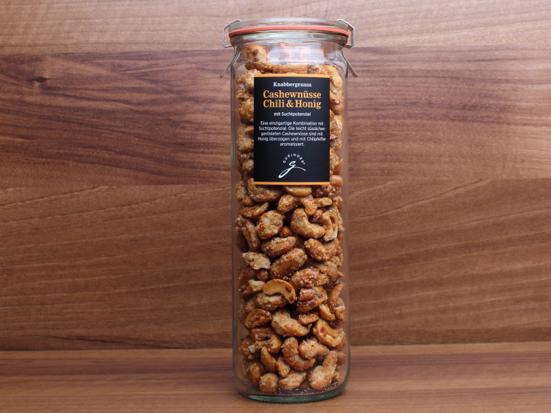 WECK Cashewnüsse Chili & Honig 