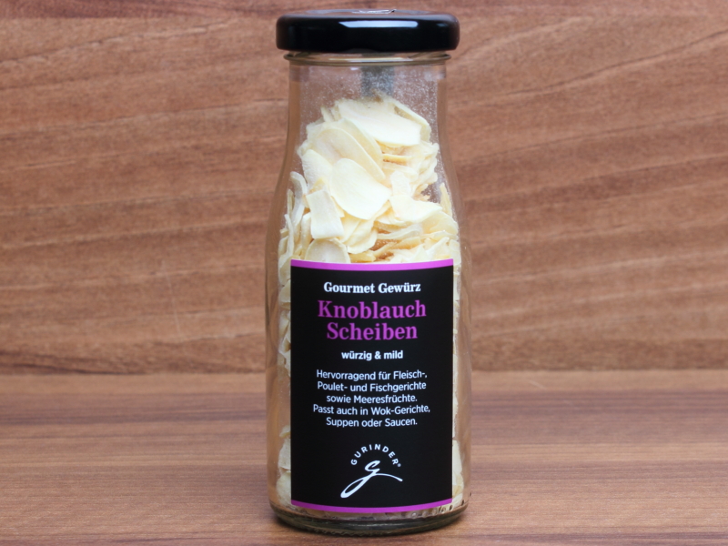 Knoblauch Scheiben